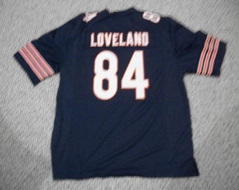 Colston Loveland #84 Sewn Stitched Custom Jersey Blue Chicago All Adult Sizes