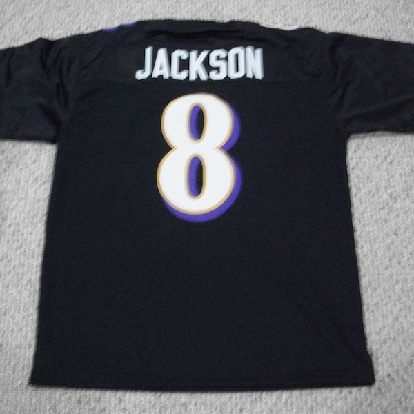 Lamar Jackson #8 Cosido Jersey personalizado Cosido Negro Baltimore Todos los tamaños para adultos