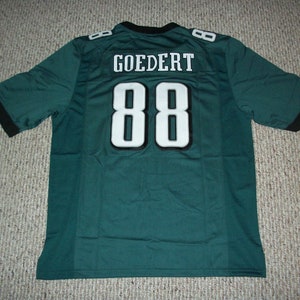 Jersey personnalisé Dallas Goedert #88 cousu surpiqué vert Philadelphie toutes tailles adultes