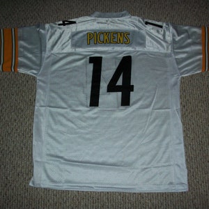 George Pickens #14 Sewn Stitched Custom Jersey White Pittsburgh All Adult Sizes