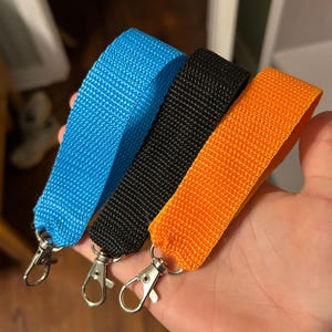 Essa vest grab strap, cute, Essa, orange, blue and black
