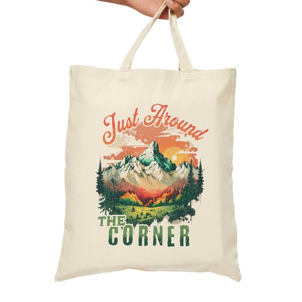 Just Around the Corner Kingdom Cotton Canvas Tote Bag