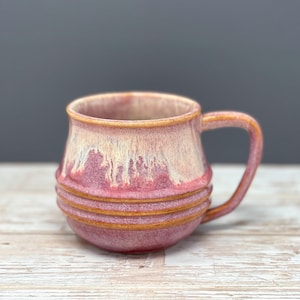 Dusty Rose Mug | 13oz | Porcelain | Handmade Ceramic Mug
