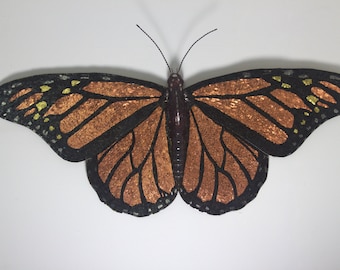 Large Monarch butterfly wall art sculpture