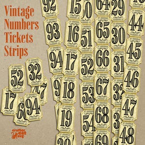 Vintage Tickets Strips, Vintage Numbers, Tickets Imprimbles, Ephemera Digital, Scrapbooking Printable, Digital Graphics, Paper 000775 - Etsy Vintage Tickets Strips, Vintage Numbers, Tickets Imprimbles, Ephemera Digital, Scrapbooking Printable, Digital Graphics, Paper 000775 - Etsy