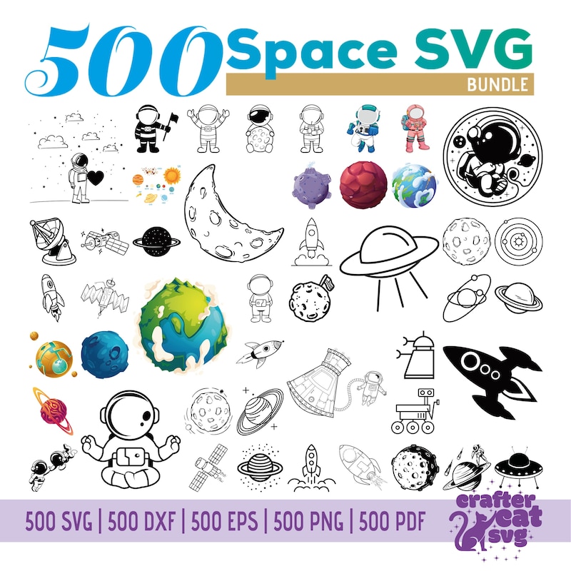 Space Svg - Etsy