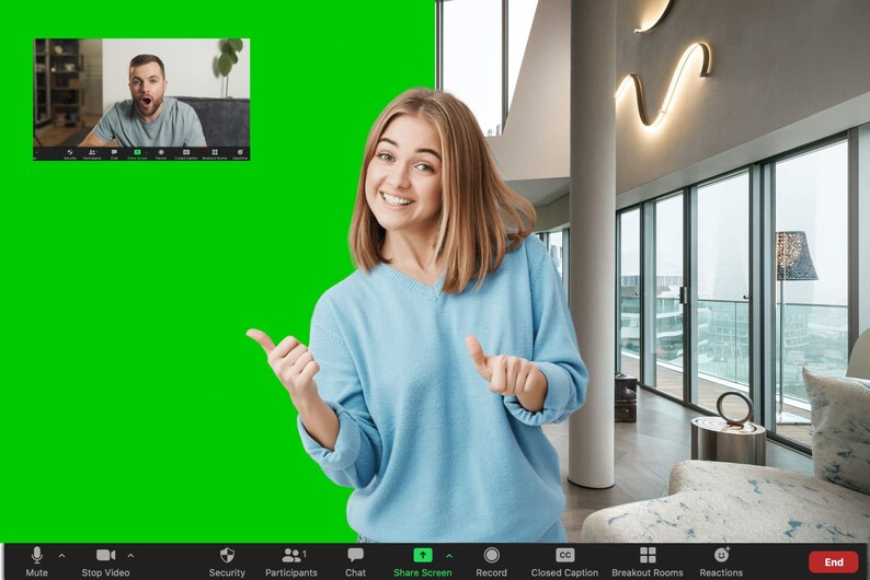 2 Zoom Backgrounds, Zoom Background Office, Zoom Background Home Office