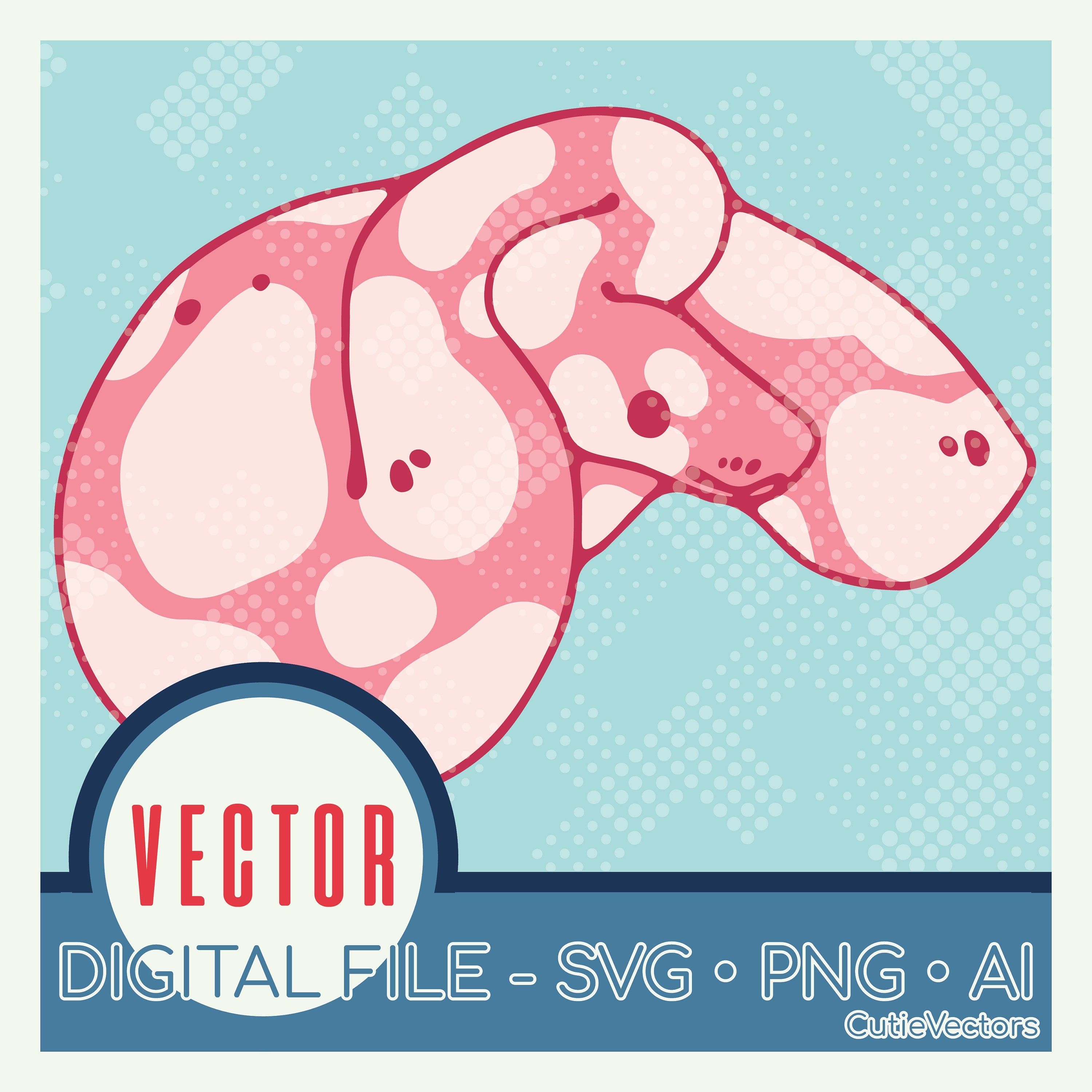 Cute Ball Python SVG Digital Vector for Cricut Layered SVG - Etsy UK