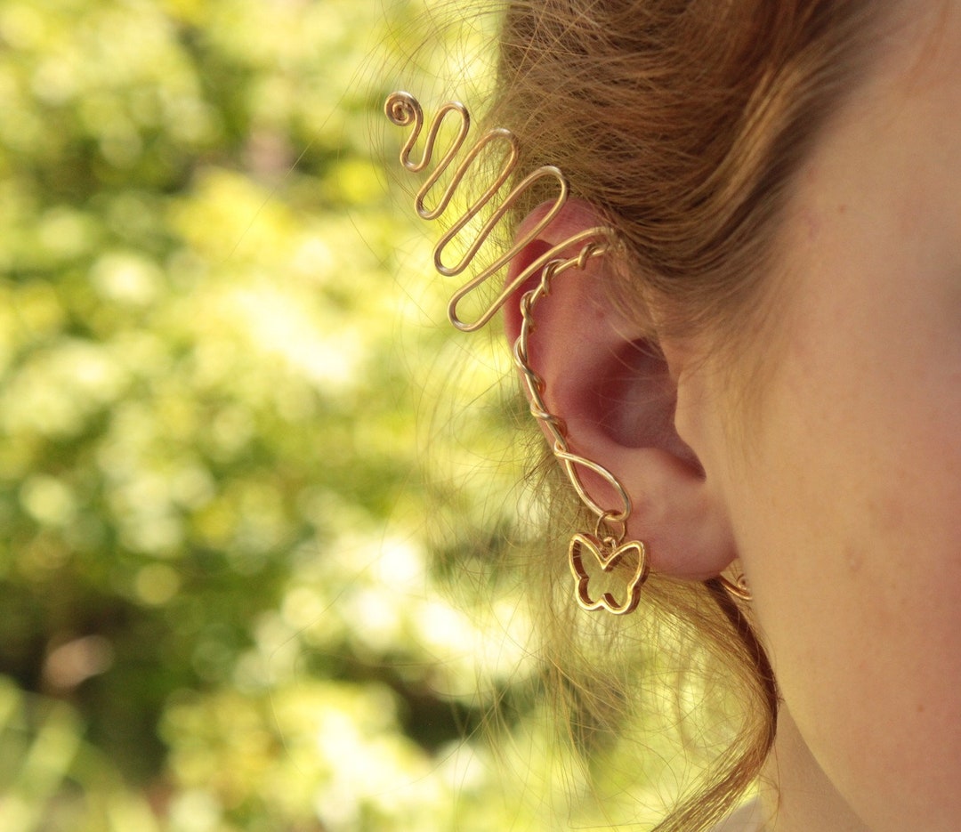 Butterfly Elf Ear Cuffs Etsy