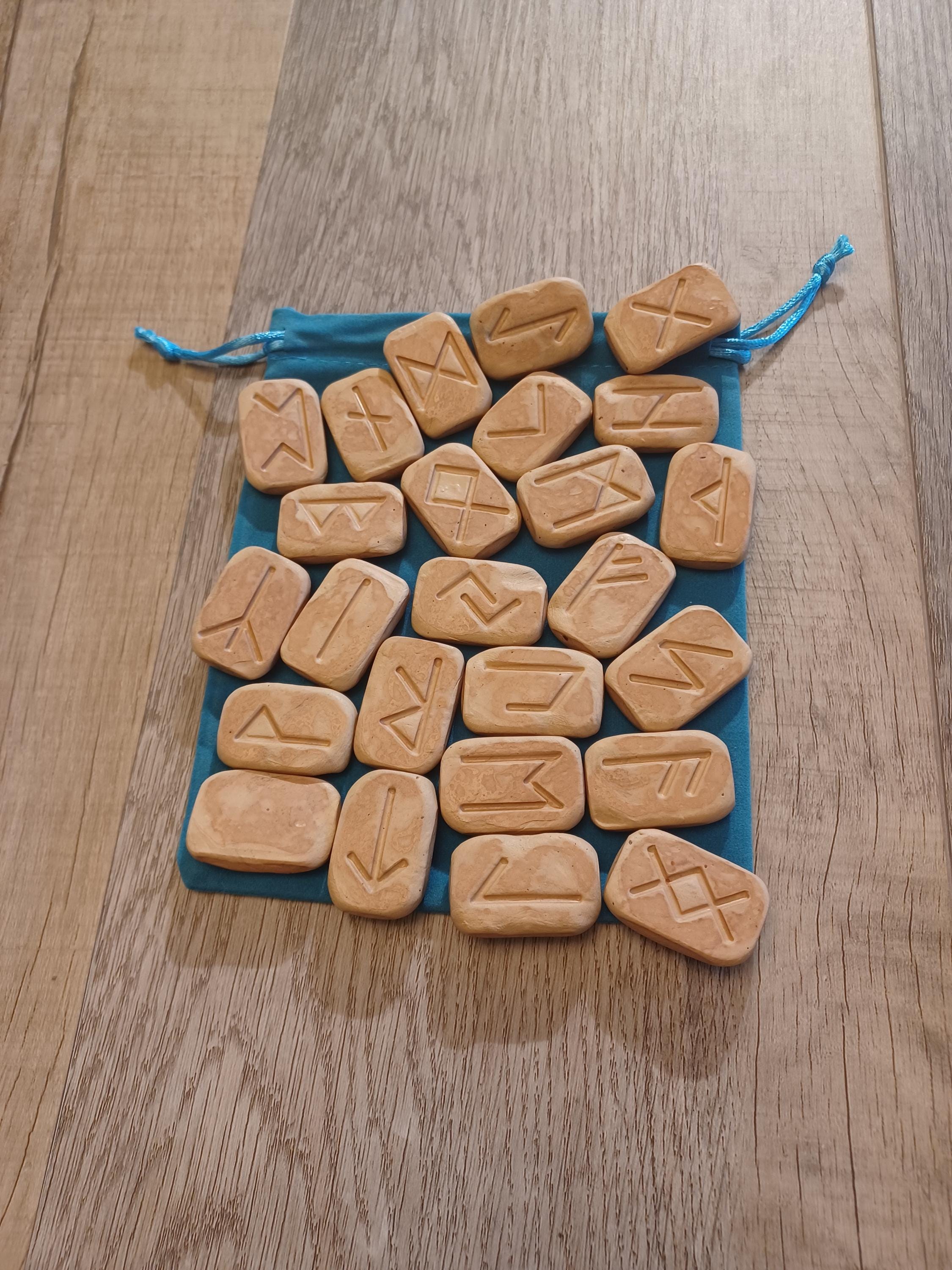 Rustic Elder Futhark Runes - Etsy