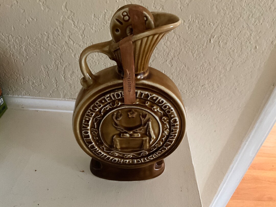 Jim Beam Elks Centennial Decanter 1968 Etsy