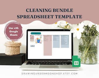 Household Cleaning Checklist: Google Sheets Cleaning Schedule (Digital Download)