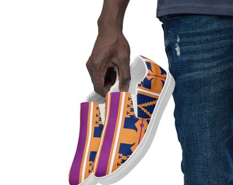 Black Diaspora p1 Men’s slip-on canvas shoes