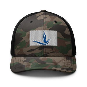Zeta Phi Beta Camouflage trucker hat