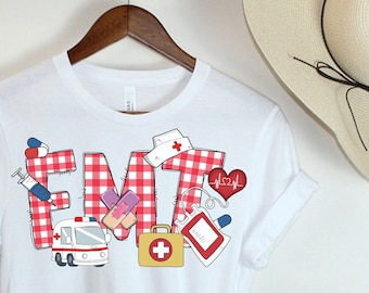 First Responder EMT T-Shirt, EMS Paramedic Medical Tee, Emergency Services Gift