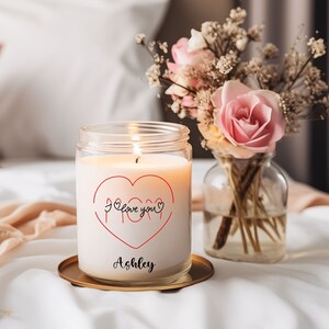 Personalized Candle Gift, Custom Candle Gift, Soy Candle, Mom Gift, Mothers Day Candle Gift, Mothers Day Candle, Candle Gift, Cute Candles