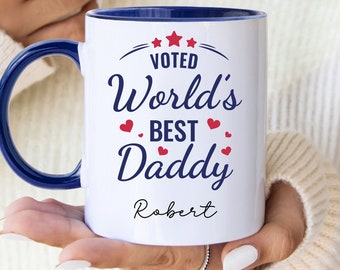 Personalized Coffee Mug,Gift For Daddy,,First Fathers Day, Custom Gift, stepdad gift, Custom Mug, Personalized Gift, Gift For Dad, dad mug