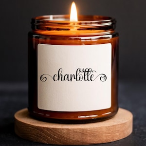 Personalized Name Candle, Custom Mom Gift, Bridesmaid Gift, Wedding, Mothers Day, Birthday, Fathers Day, Meaningful Custom Best Friend Gift