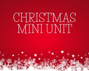 Weihnachten Mini Einheit - Vorschule | Hausschule | Druckbar