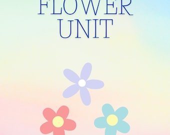 Preschool Flower Box - Downloaden und ausdrucken!