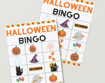 Halloween BINGO - 10 Karten