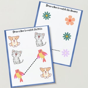 Matching Worksheets - 20 pages