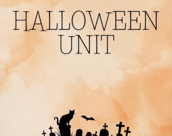 Preschool Halloween Einheit der Studie - Printable