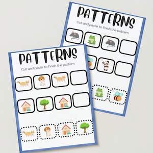 Pattern Worksheets - 10 pages