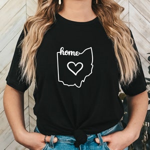 Home Sweet Home: Ohio Home T-Shirt - Wear Your State Pride with Love, Home Is Where The Heart Is