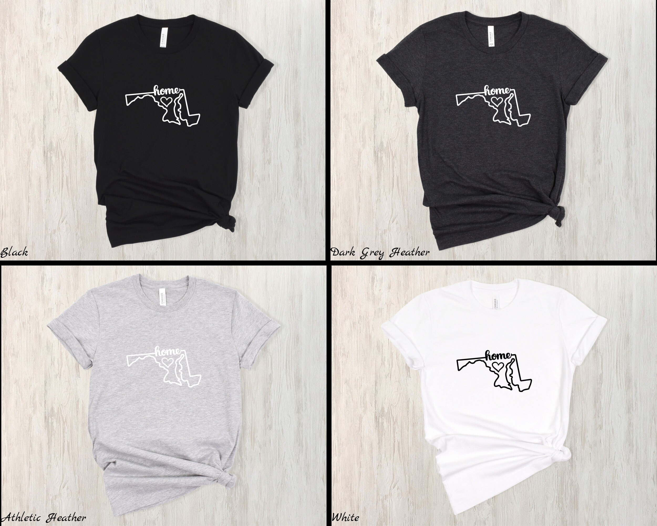 Home Sweet Home: Maryland Home T-shirt - Wear Your State
