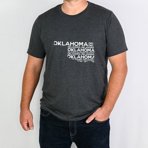 Oklahoma T-Shirt, Gifts for Her, Gifts for Him, Housewarming Gift, Moving Gift, Home Sweet Home, Home Is Where The Heart Is
