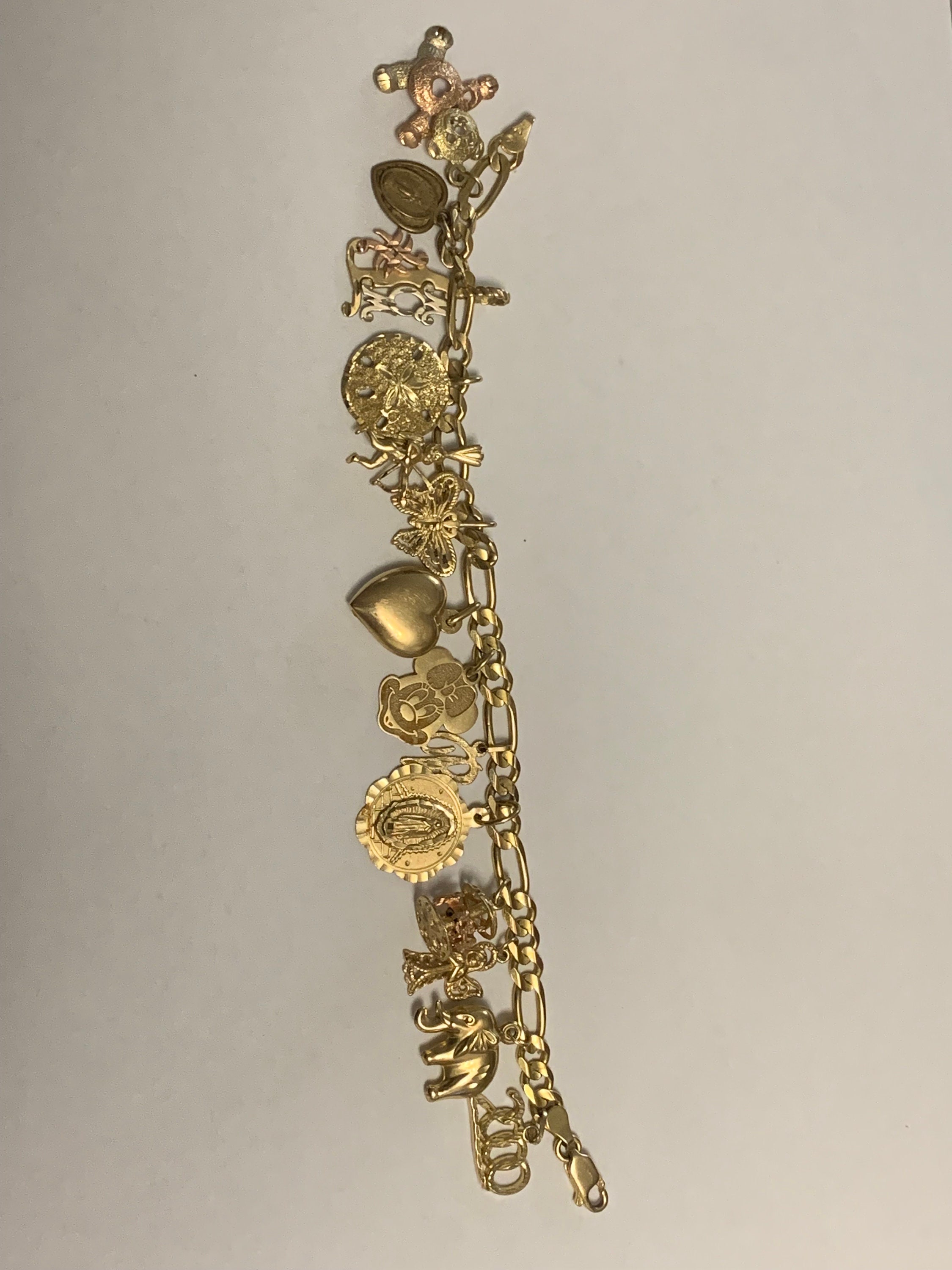 Antique 9ct Rose Gold Two Row Bracelet 26.8 Grams 