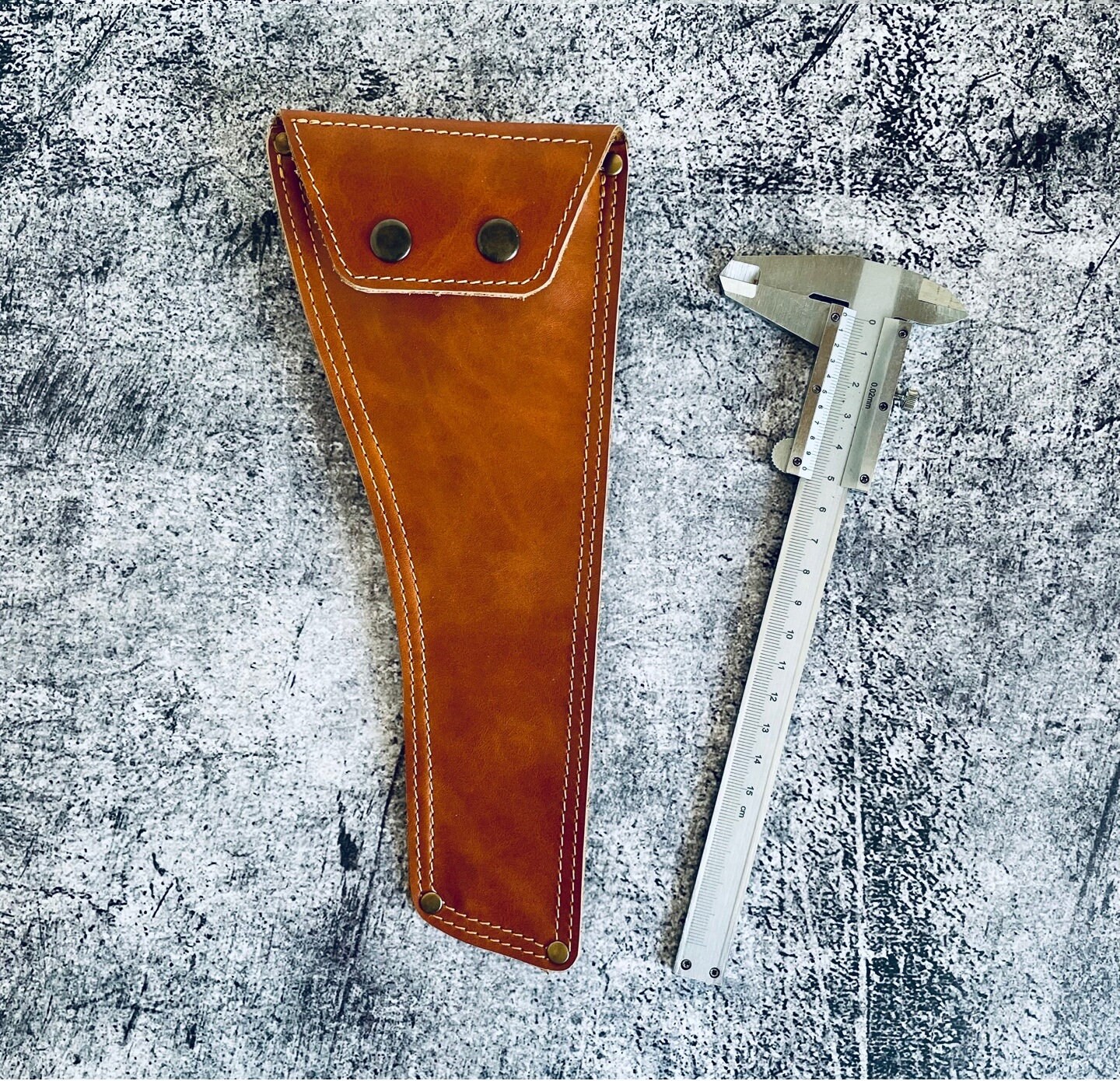Leather Caliper Holster, Tool Case Sheath, Leather Vernier Caliper
