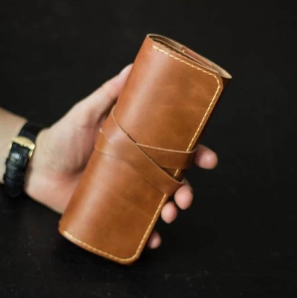 Leather Jewelry Organizer, Travel Jewelry Roll, Jewelry Roll Travel