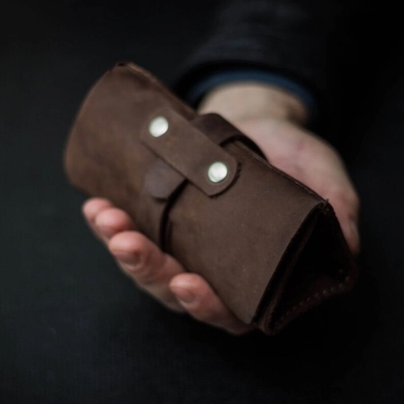 Leather Pocket Knife Roll, Pocket Knife Holder, Carving Roll, Chisel