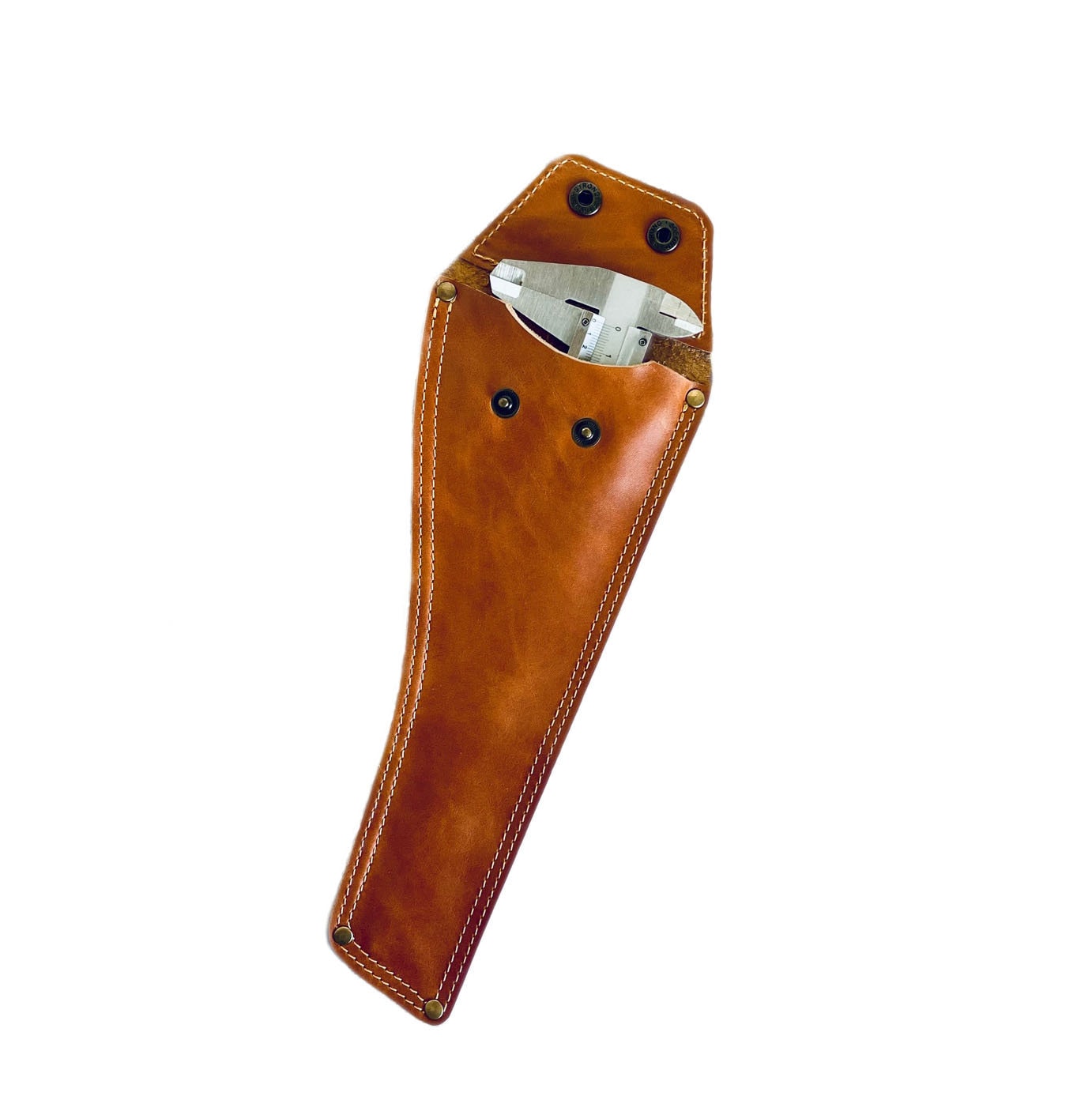 Porte-perceuse compact sans fil en cuir véritable rustique personnalisé  pour ceinture à outils, pochette détui en cuir pleine fleur Z05-LDH05BH -   France