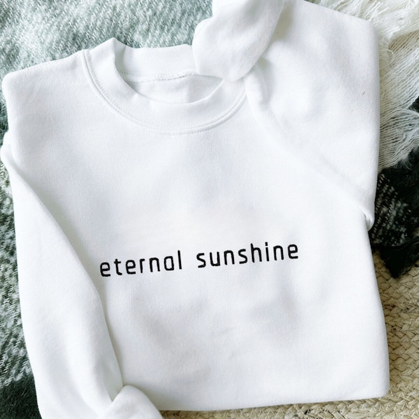 EMBROIDERED eternal sunshine sweatshirt