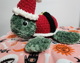 Santa claus turtle