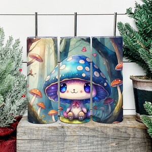 Magiczny las grzybów - 20 uncji, 12 uncji, opakowanie na kubek - DRUK CYFROWY
