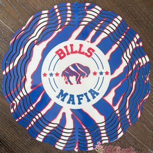 Buffalo Bills Themed Wind Spinner