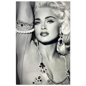 Madonna Poster, Promi Poster, Wanddeko, Home Decor