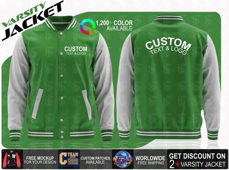 Custom Varsity Jacket for Men Women Kids, Varsity Letterman Jacket