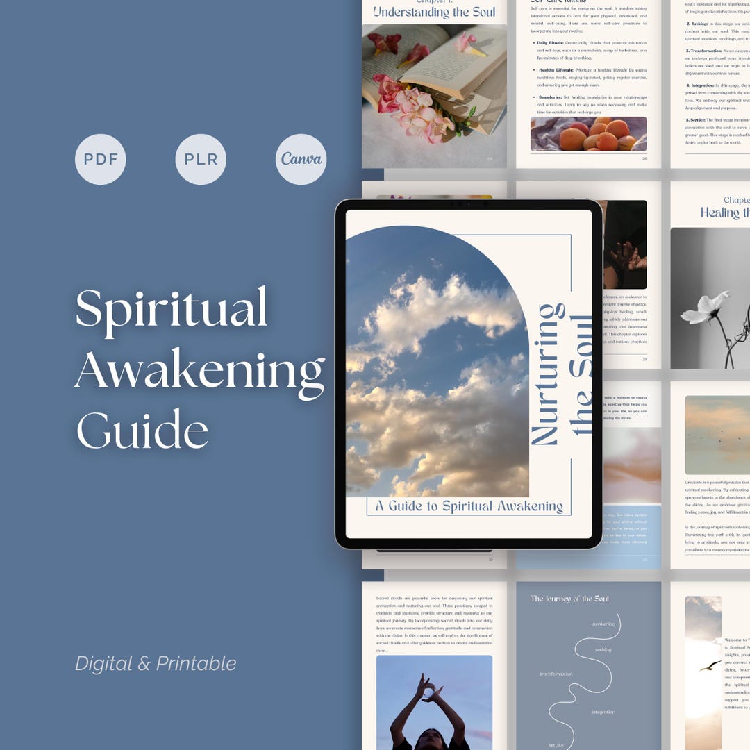 Spiritual Rising Ritual Pdf Spiritual Awakening Ebook for Spiritual Coaches, Inner Peace Soul ...