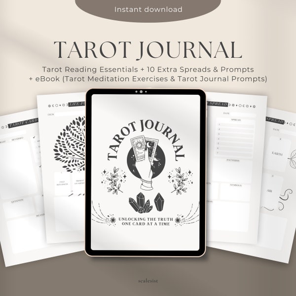Tarot Journal Printable - Etsy