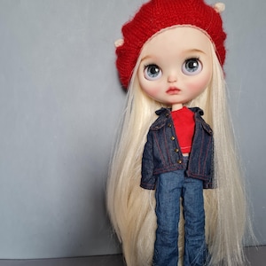 Blythe clothes, Blythe Outfit, Blythe jeans