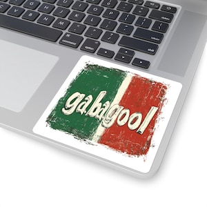 Gabagool Sticker | Funny Italian Deli Vinyl Decal, Sopranos Meme, Capicola Lover Gift, Italian-American Pride