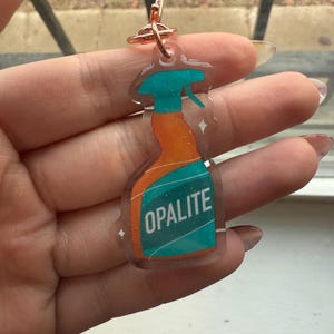 Opalite Spray Bottle Keychain