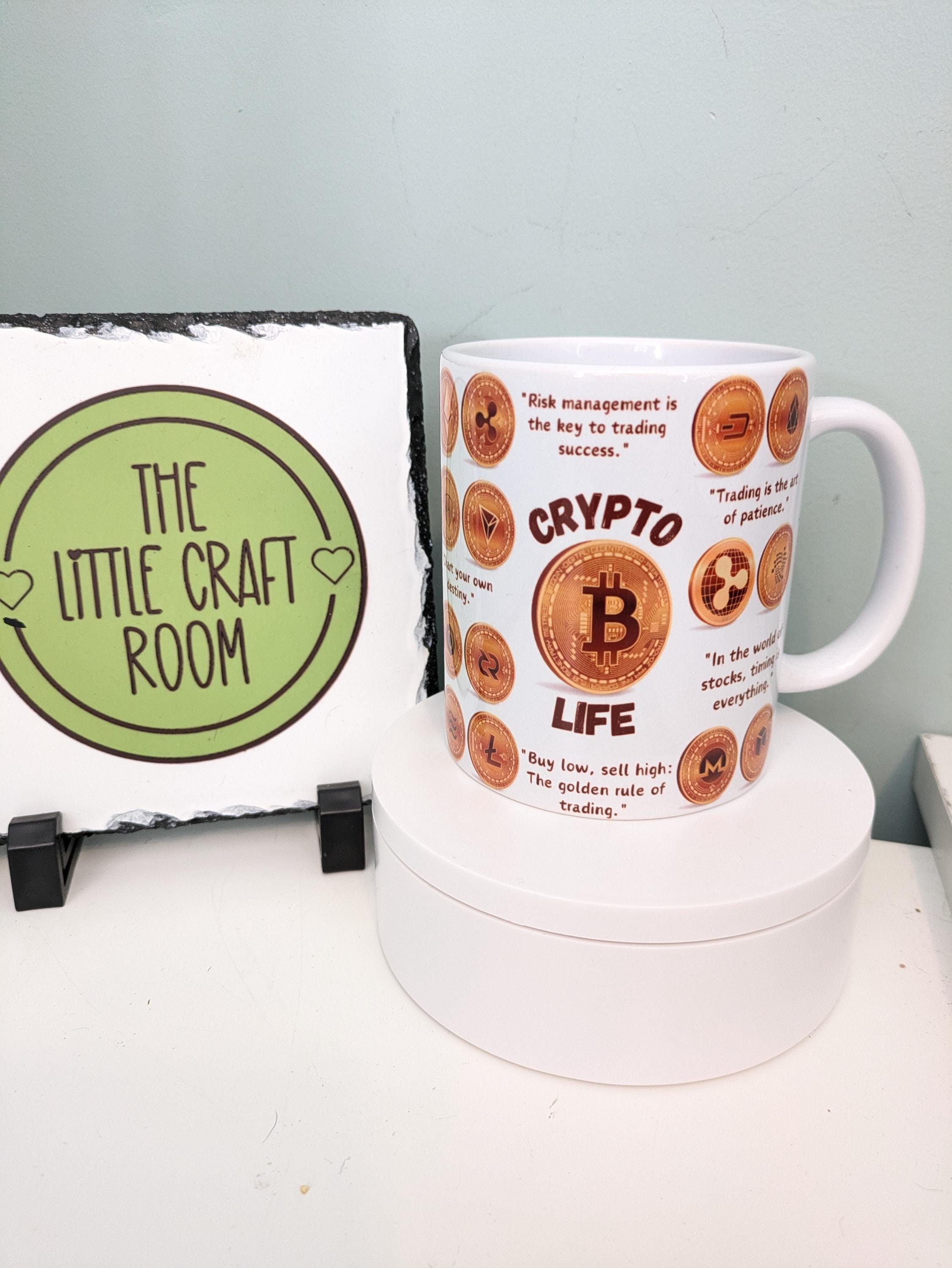 Crypto Life – Ceramic Coffee Cup for Bitcoin Traders, Blockchain Fans &  Future Millionaires – Funny Crypto Gift Idea. - Etsy