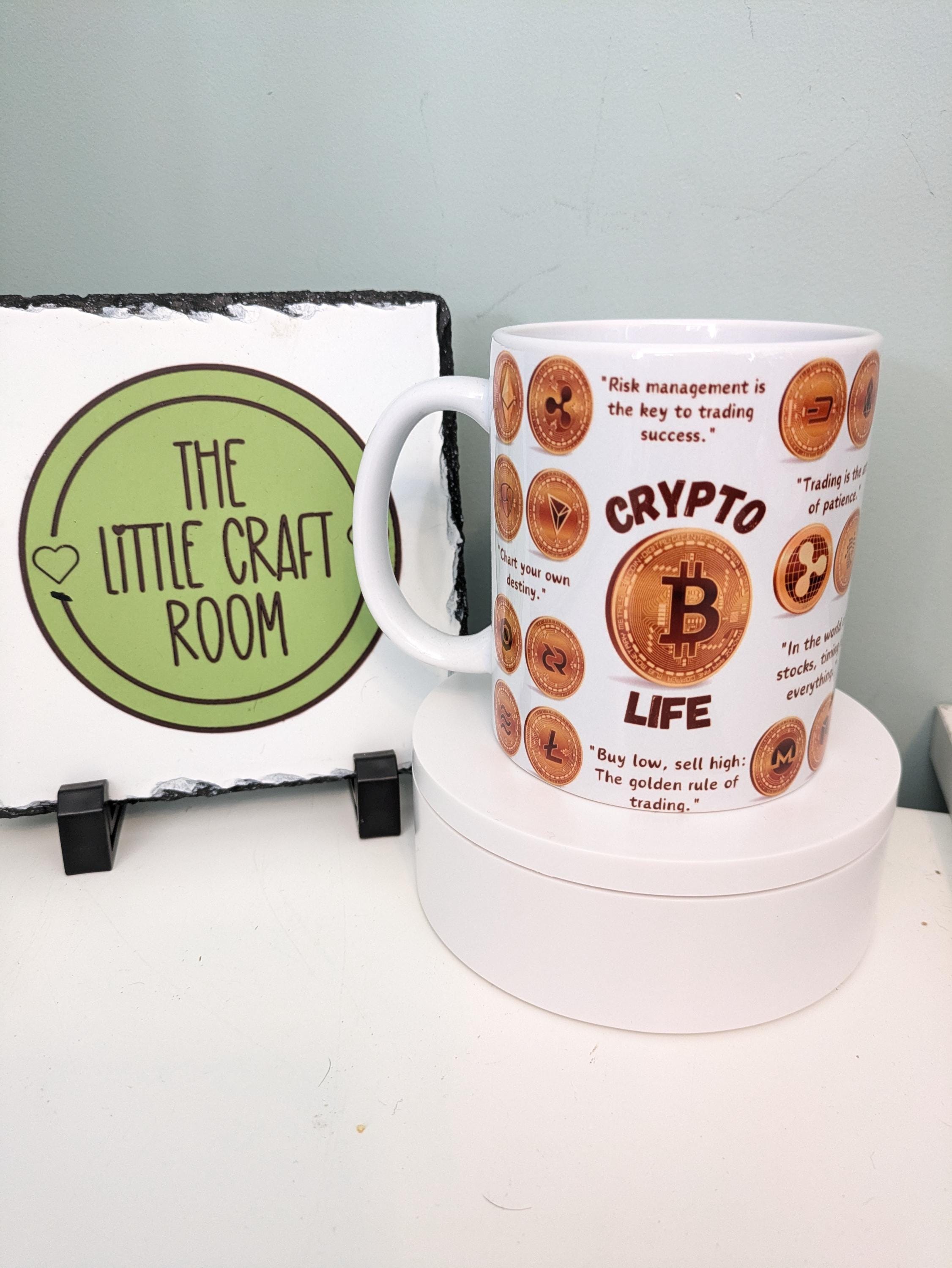 Crypto Life – Ceramic Coffee Cup for Bitcoin Traders, Blockchain Fans &  Future Millionaires – Funny Crypto Gift Idea. - Etsy
