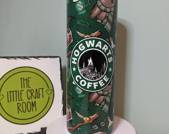 Wizards tumbler 20oz, Stainless steel, coffee mug, Wizard unique gift, gift for her, gift for him, owl fan, express train Tumbler